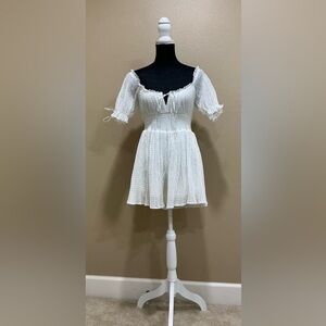Altar'd State White Mini Romper Dress